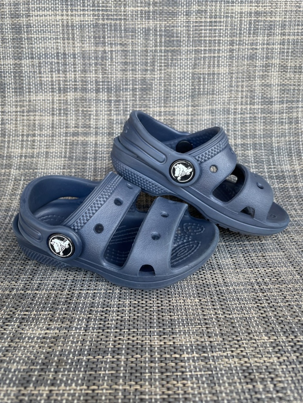 CROCS Easy-On Clogs sling back
Sandals Navy Blue Summer Shoes infant size 5